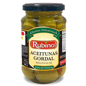 ACEITUNA GORDAL PIMIENTO – PESO: 370G