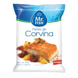 FILETES DE CORVINA Mr. FISH – PESO:454G