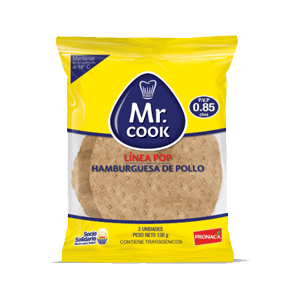 HAMBURGUESA Mr.COOK PESO: 130G