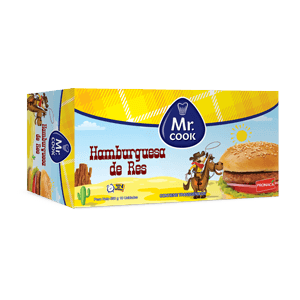 HAMBURGUESAS DE RES Mr.COOK – PESO: 500G