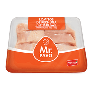 LOMITOS DE PECHUGA – PESO: 0,4 A 0,8KG