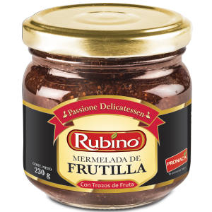 MERMELADA FRUTILLA RUBINO – PESO: 230G