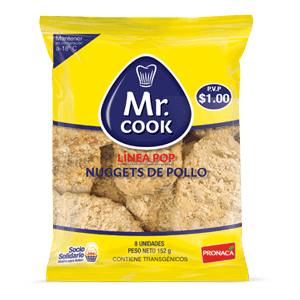 NUGGETS DE POLLO Mr.COOK PESO: 125G