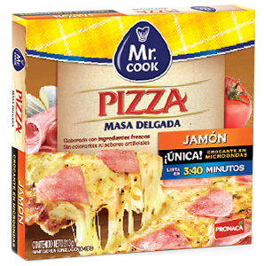 PIZZA DE JAMÓN Mr. COOK – PESO: 233G