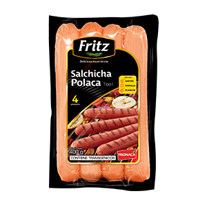 SALCHICHA POLACA FRITZ PESO: 400G