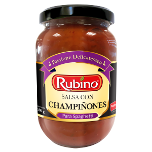 SALSA SPAGUETTI CHAMPIÑONES: PESO: 500G