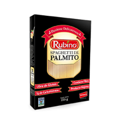 SPAGUETTI DE PALMITO RUBINO – PESO: 255G