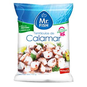 TENTÁCULOS DE CALAMAR Mr. FISH – PESO: 454G